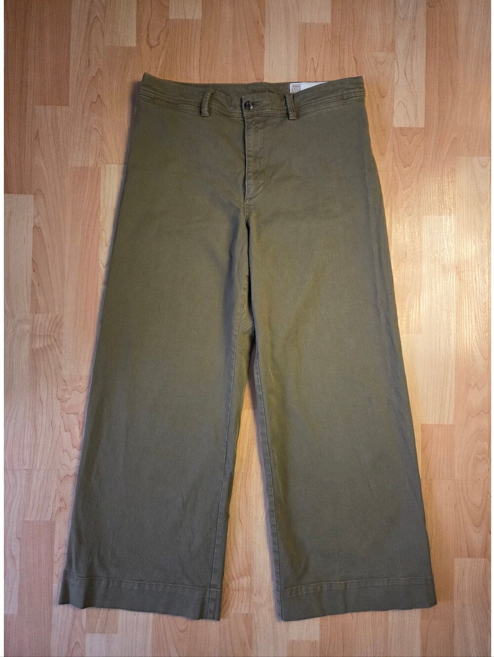 Gap Khakis wide leg twill pants